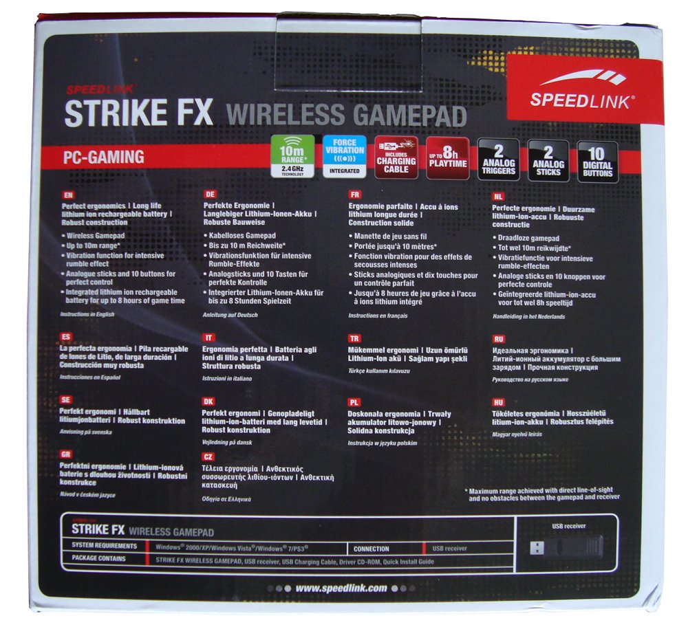 speedlink strike fx wireless gamepad driver for mac
